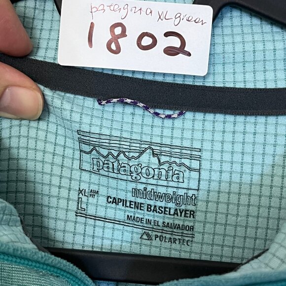 Patagonia Capilene Midweight Baselayer Polartec Zip Pullover - Women's Size XL - Picture 4 of 11